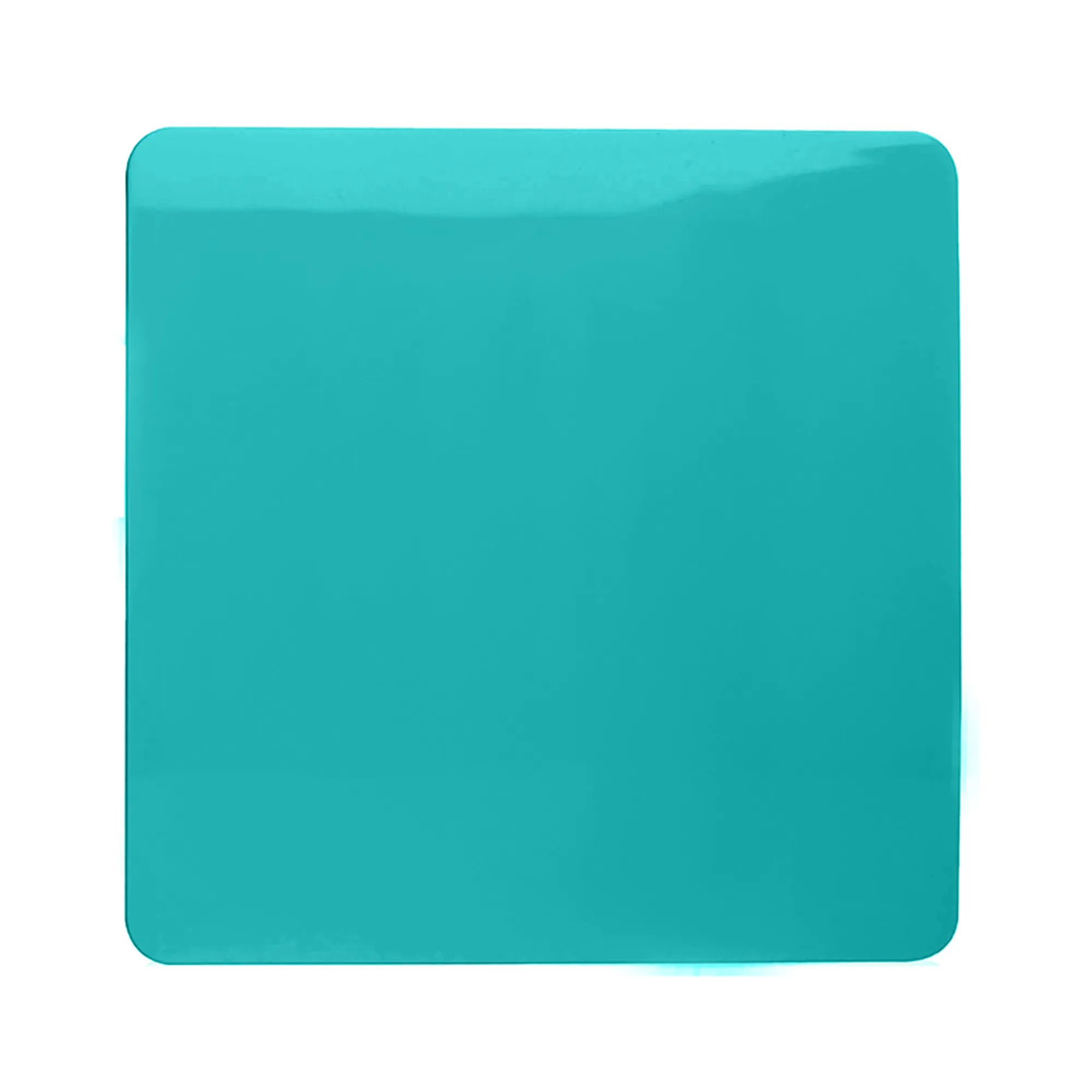 1 Gang Blanking Plate Bright Teal